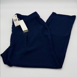 Trina Turk Exit Pant Sz Large Navy NWT